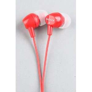  SONY The EX10LP Earbuds in Red,Headphones for Unisex, One 