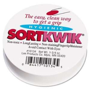  Sortkwik Fingertip Moisteners, 1 3/4 oz, Pink Electronics