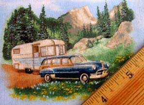 Vintage Camping Trailer Memories Sew Quilt Craft Elizabeths Studio 