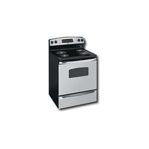  GE 30 Freestanding Electric Range   Stainless Steel/Black 