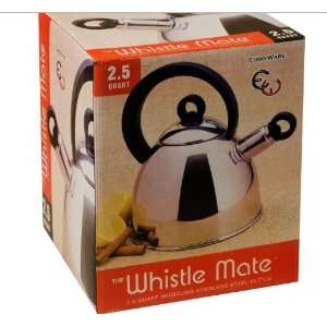  2.5 Qt Whistling Stainless Steel Kettle (Mirror Finish 
