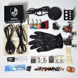  Complete Tattoo Starter Kit 2 Guns Supply Set Equipment 
