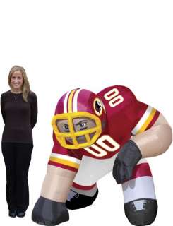 WASHINGTON REDSKINS Bubba Blow Up Lawn Yard NFL Player  