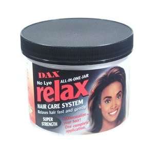   System Relaxes Hair Fast & Gently No Lye All In One Jar Super Strength