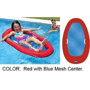  Kids Spring Float, Red With Blue Mesh Interior Toys 