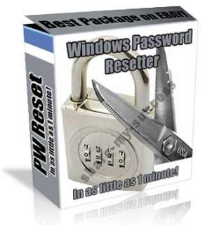 Lost Password Reset Recovery for Windows XP,Vista,2000+  