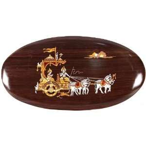 Gita Upadesha   Inlay on Rose Wood from Mysore 