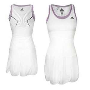  Adidas Womens Edge White Tennis Dress New Sports 