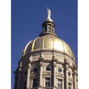  Gold Dome of the Capital Building, Savannah, Georgia 