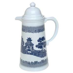   Willow Blue Dinnerware 32 Ounce Thermal Coffee Pot