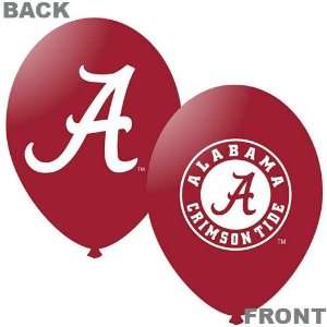 Alabama Crimson Tide Brown 10 Pack 11 Latex Balloons  