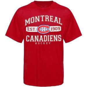  Old Time Hockey Montreal Canadiens Cleric T Shirt   Red 