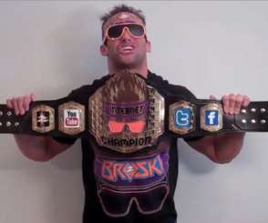 WWE Zack Ryder Internet Championship figure belt custom Mattel elite 