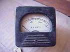 METER VOLTAGE GAUGE AC antique 1940s 40s