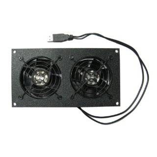   Dual 80mm USB Powered Cabinet Cooler for Cabinet & Home Theaters