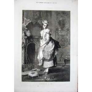   1874 Korle Fine Art Lady Woman Broken Ornament House