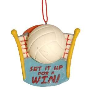  Set It Up For A Win Volleyball Christmas Ornament 3 