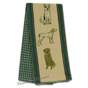  Dogs Life Kitchen Towel   Blue