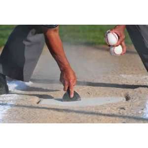  Umpire Cleaning Home Plate.   Peel and Stick Wall Decal by 
