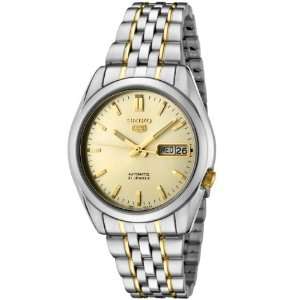   Automatic Gold Dial Two Tone Stainless Steel Watch Seiko Watches