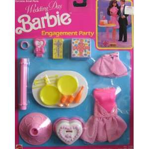  Wedding Day Barbie Engagement Party Playset (1990 Arco 