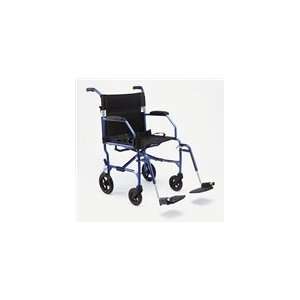  Excel Freedom Transport Wheelchair, 19 Wide, Blue Health 