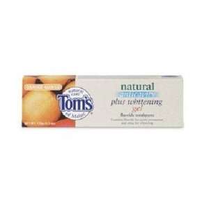   Of Maine Toothpaste Gel Anti Cavity Plus Whitening Orange Mango 5.5oz